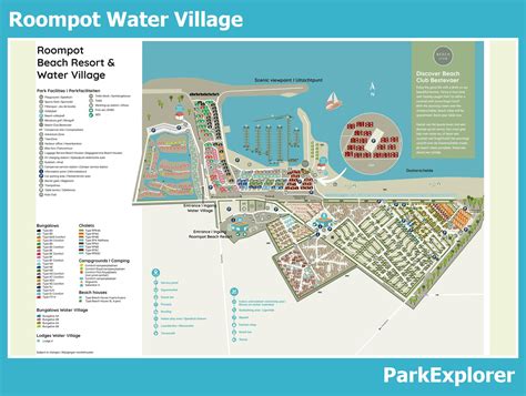 plattegrond van roompot water village parkexplorer