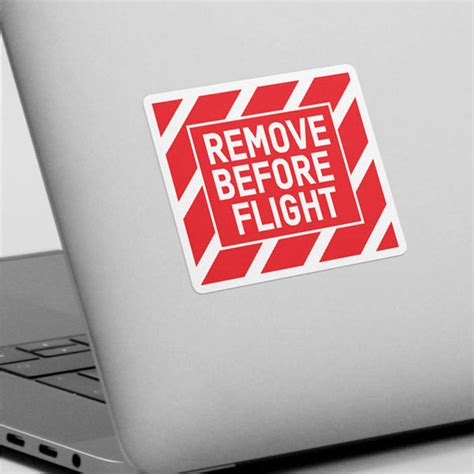 remove  flight sticker