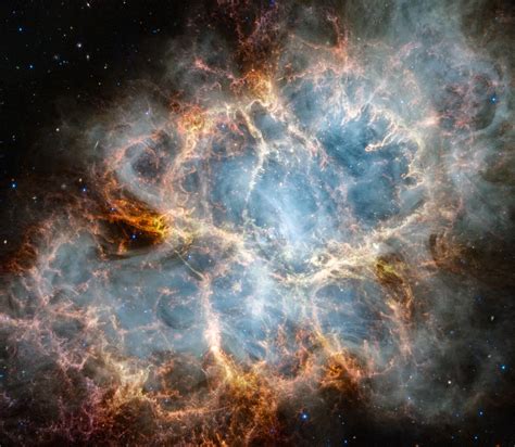 james webb captures breathtaking view   crab nebula opedie