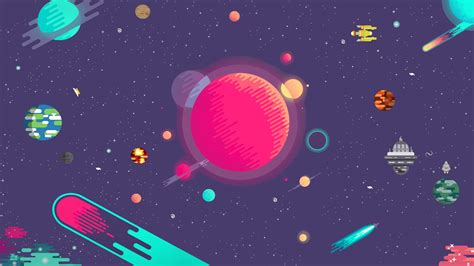 space graphics wallpaper