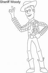 Coloring Pages Woody Toy Sheriff Kids Print Printable Color Getcolorings sketch template