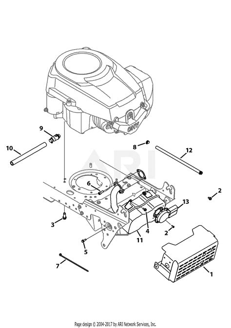 troy bilt yxks bronco  parts diagram  engine accessories