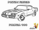 Coloring Pages Muscle Car Cars Hot Rod Print Pontiac American Dodge Firebird Classic Charger Printable Library Clipart Popular Comments sketch template