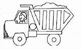 Truck Garbage Coloring Pages Preschoolers Preschool sketch template