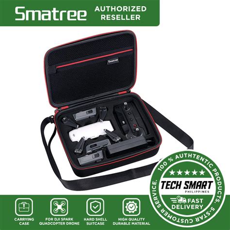 smatree smacase  hardshell storage bag carry case  dji spark drone tech smart philippines
