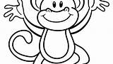 Monkey Coloring Pages Baby Sock Printable Curious George Key Girl Print Face Color Getcolorings Monkeys Cartoon Kids sketch template