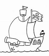 Einhorn Malvorlage Schiff Vorlagen Piraten Malen Ausmalen Applikation Printablecolouringpages Piratenschiff sketch template