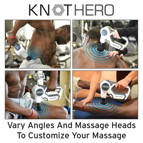 knot hero massage gun for athletes deep tissue