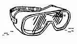 Goggles Goggle Cliparts Getdrawings sketch template