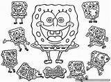 Spongebob Coloring Pages Squarepants Karate Printable Birthday Happy Characters Christmas Color Kids Print Funny Cliparts Clipart Sheets Drawing Library Game sketch template