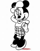 Minnie Mouse Coloring Pages Scottish Disney Funstuff Disneyclips sketch template