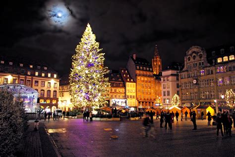 strasbourg place kleber christmas tree  french moments french moments