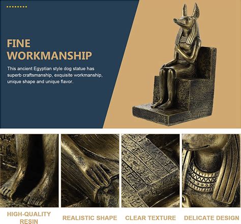 buy doitool ancient egyptian jackal god anubis statue resin anubis