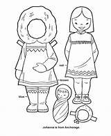 Paper Dolls Cut Activity Alaska Doll Printable Cutout Sheets Girl Colouring Eskimo Inuit Pages Coloring Dress Color Cutouts Youth Alaskan sketch template