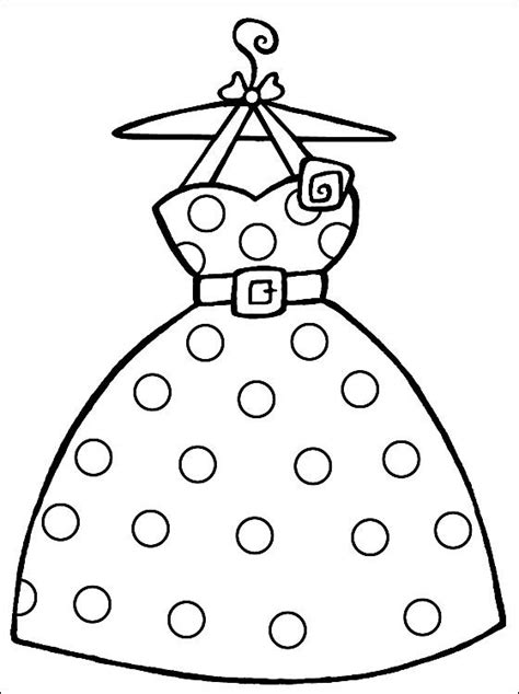summer dress coloring page coloring pages coloring  pinterest