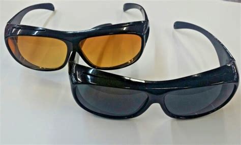 hd night and day vision wraparound sunglasses as seen on tv fits over