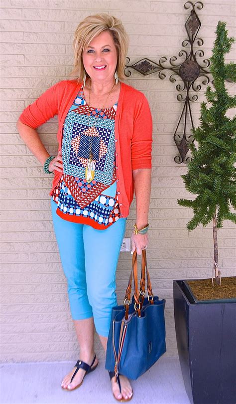 blue and orange go together 50 is not old over 50 womens fashion