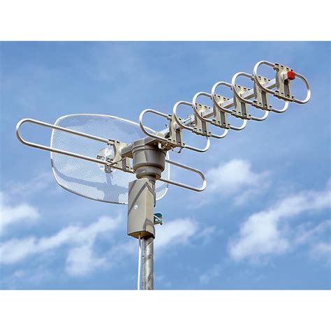 elite hdtv outdoor antenna with remote 224813 at sportsman s guide