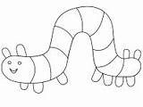 Coloring Caterpillar Pages Kids Spring Animals Print Color Ws sketch template