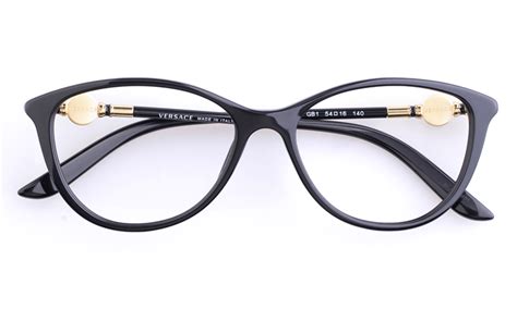 √ versace acetate womens cat eye full rim optical glasses fs mag