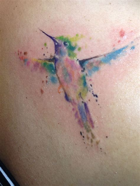 This Is My Tattoo Watercolor Hummingbird Watercolor Hummingbird
