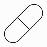 Pill Medicine Pills 512px sketch template