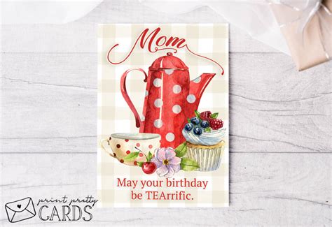 free printable birthday cards for mom print pretty cards