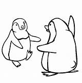Penguin Coloring Pages Cute Penguins Drawing Colour Baby Bird Happy Online Wallpaper Sheets Kids Colours Coloringkids sketch template