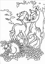 Bambi Coloring Kids Pages Color Print Disney Simple Beautiful Printable Justcolor sketch template