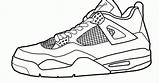 Jordans Sneaker Sheets Yeezy Transparent 1437 Coloringhome Dxf sketch template