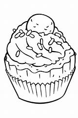 Sweets Coloring Pages Printable sketch template