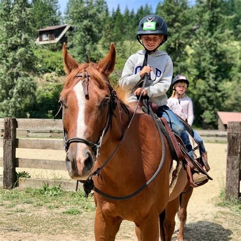 horseback riding   kids program red horse mountain ranch