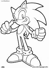 Cool Sonic Coloring Look Great Pages Printable Print sketch template