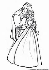 Prince Princess Coloring Pages Large sketch template