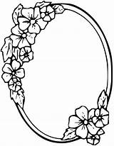 Rahmen Blumen Clipartmag Boarders Vorlagen Blumenrahmen sketch template
