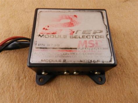purchase msd ignition  multi step module selector  step ford chevy mopar nhra drag