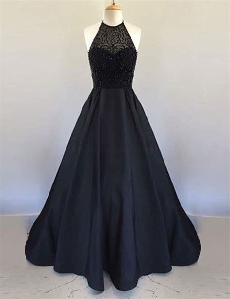 New Style Elegant Prom Dress Black Prom Gown Prom Dresses