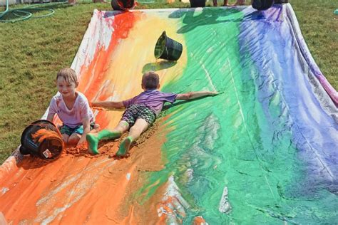 Slip N Slide Plastic The Slip And Slide Includes A Water Slide And