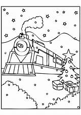 Polar Express Coloring Pages Kids sketch template
