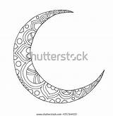 Ramadan Kareem Greeting Engraved sketch template