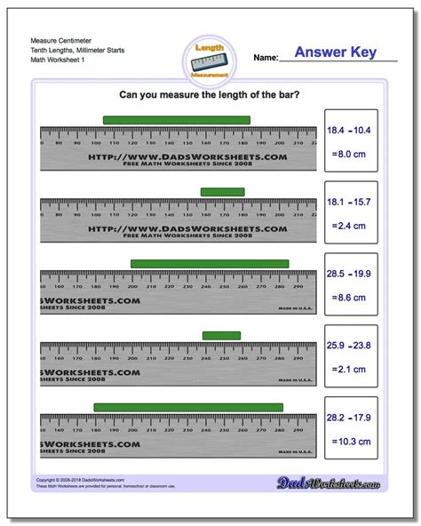 st grade math worksheets  measurement