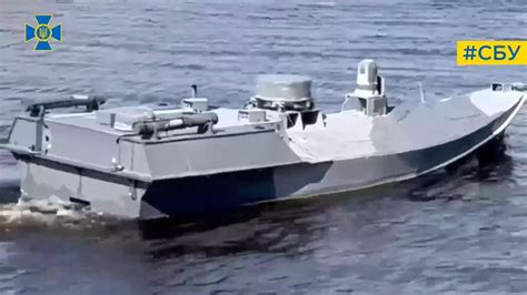 video shows russia fail  stop  ukrainian drone boat named sea