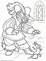 Boots Puss Coloring Pages Cat Books sketch template