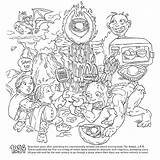 Geek Cookbook Overlord Compendium Colorable sketch template