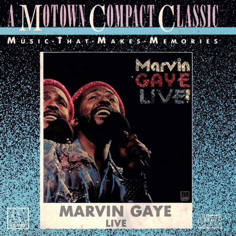 Marvin Gaye Marvin Gaye Live Cd Album Discogs