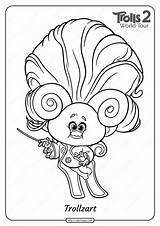 Trolls Biggie Poppy Barb Queen sketch template