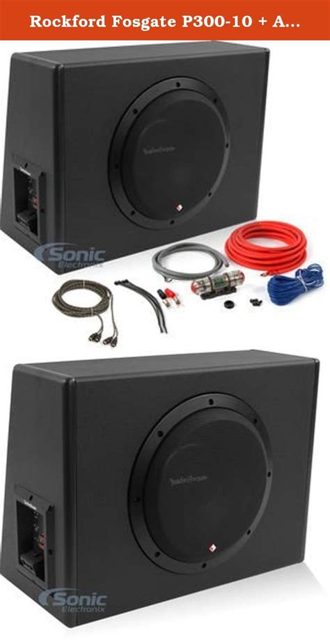 rockford fosgate p  amplifier wiring kit  single  amplified subwoofer enclosure