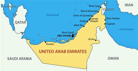 united arab emirates maps printable maps  united arab emirates