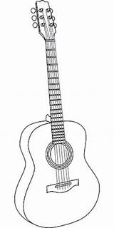 Guitarra sketch template