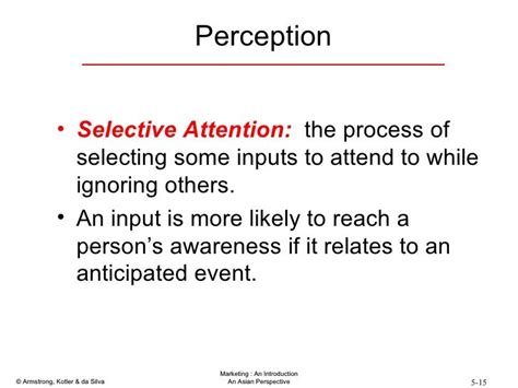 selective attention psychology awareness dogma